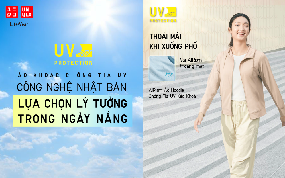 ÁO CHỐNG NẮNG NGĂN CHẶN 90% TIA UV - CÔNG NGHỆ TIÊN TIẾN NHẬT BẢN