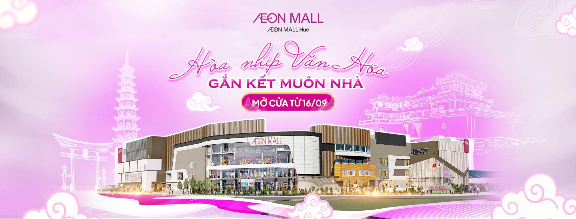 Cập nhật bảng giờ mở cửa THBHTH & Siêu thị AEON MALL Huế 2026