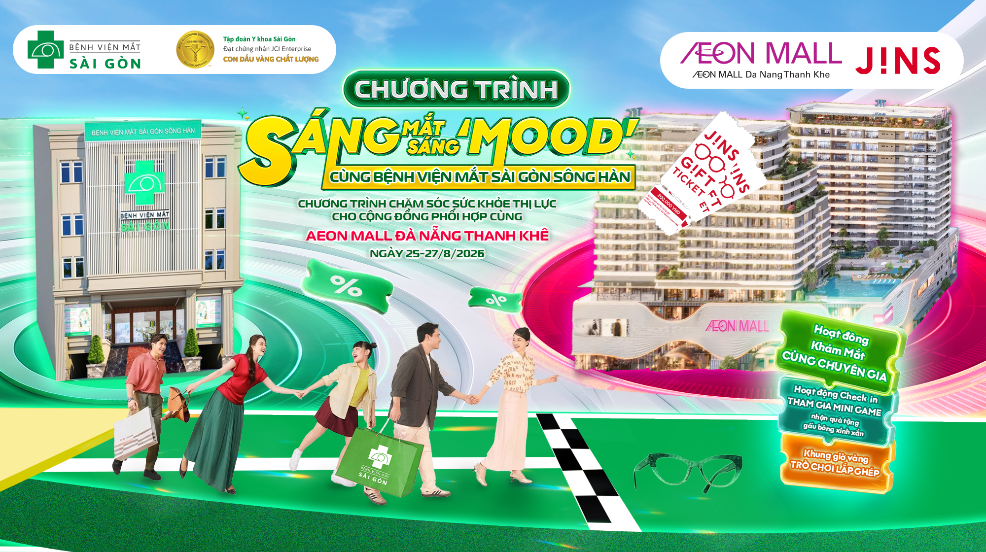  AEON MALL Đà Nẵng Thanh Khê Đồng Hành Vì Sức Khỏe Cộng Đồng: Nhìn Lại Sự Kiện Khám Mắt Miễn Phí