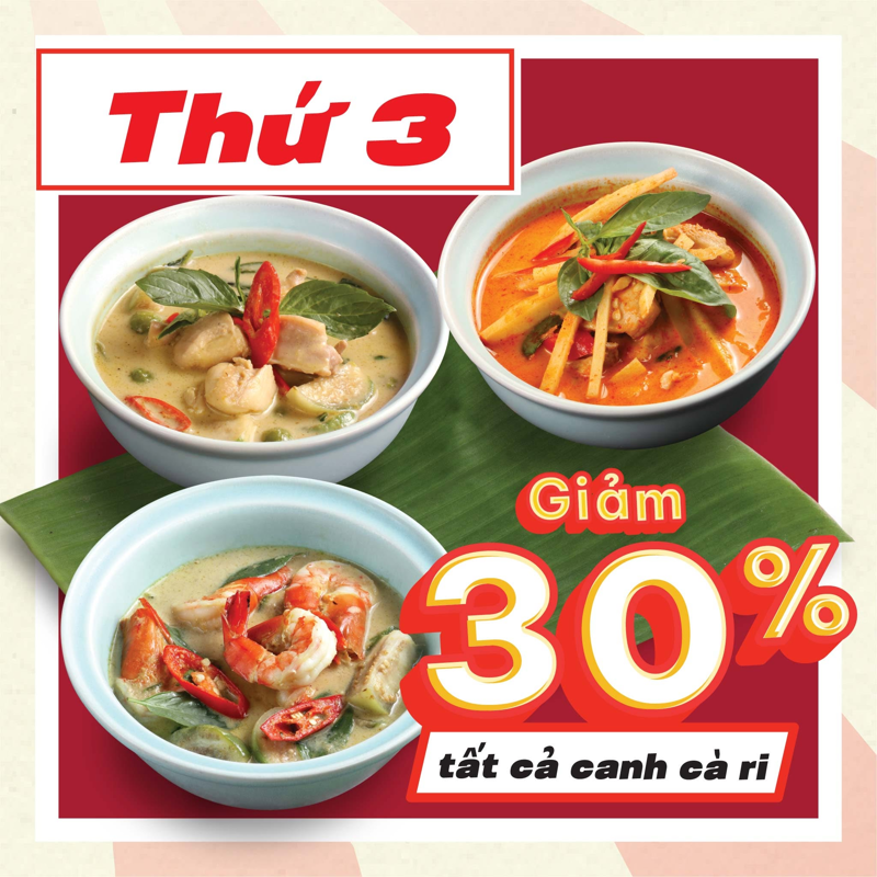 Một chương tr&igrave;nh giảm gi&aacute; tại Som Tum Thai